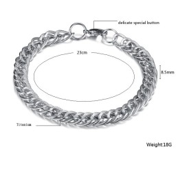 Hoogwaardige Mannelijke Titanium Armband