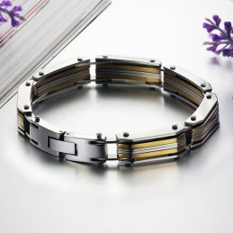 Brede Variaties Heren Titanium Armband