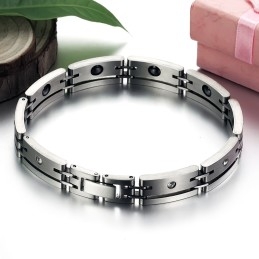 Hoogwaardige Heren Titanium Magneetsteen Armband