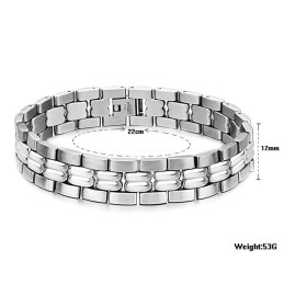 Kwaliteit En Kwantiteit Gegarandeerde Mannelijke Beknopte Titanium Armband