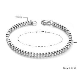 Bekend Om Zijn Hoogwaardige Titanium Herenarmband
