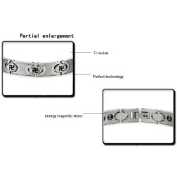 Hoogwaardige Heren Titanium Armband