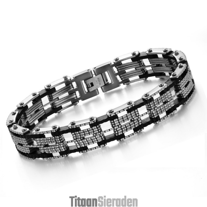 Hoogwaardige Heren Titanium Armband