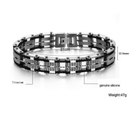 Hoogwaardige Heren Titanium Armband