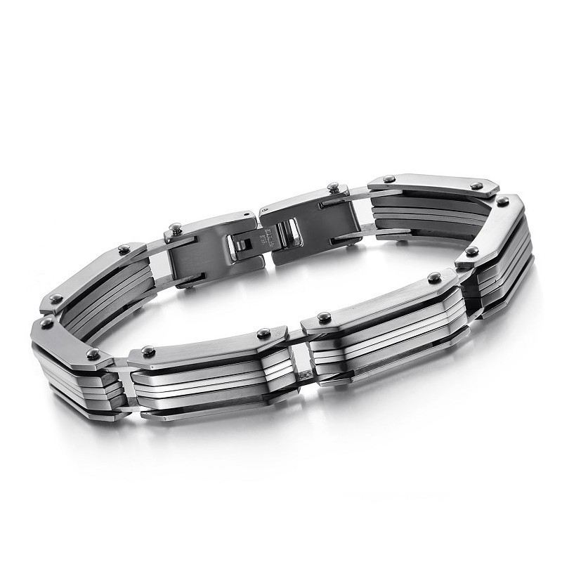 De King Of Quantity Heren Titanium Armband De King Of Quantity Heren Titanium Armband