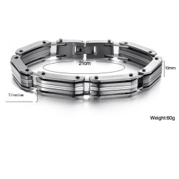 De King Of Quantity Heren Titanium Armband