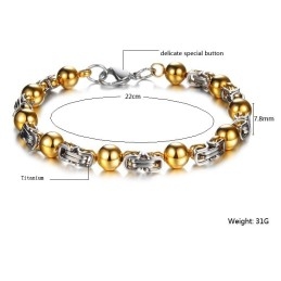 Betrouwbare Reputatie Heren Titanium Armband
