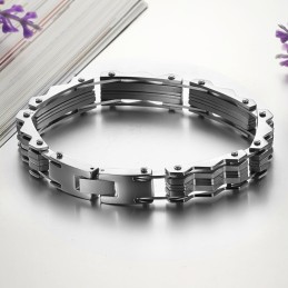 Brede Variaties Heren Titanium Armband