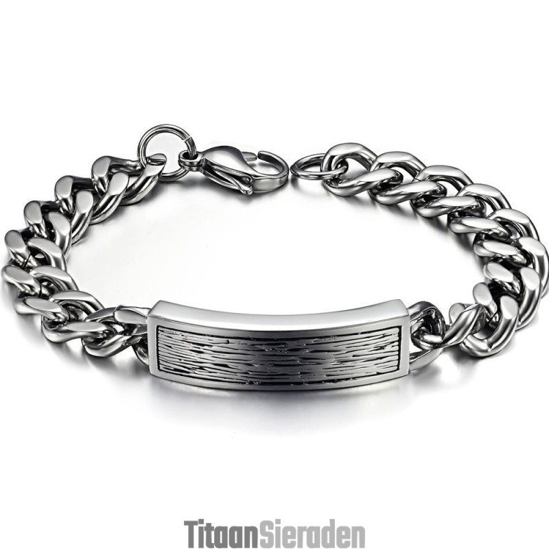 Om Te Genieten Van Een Hoge Reputatie In Binnen- En Buitenland: Heren Titanium Armband