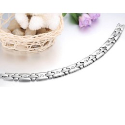 Superieure Kwaliteit Titanium Gezondheidsarmband Met Diamant