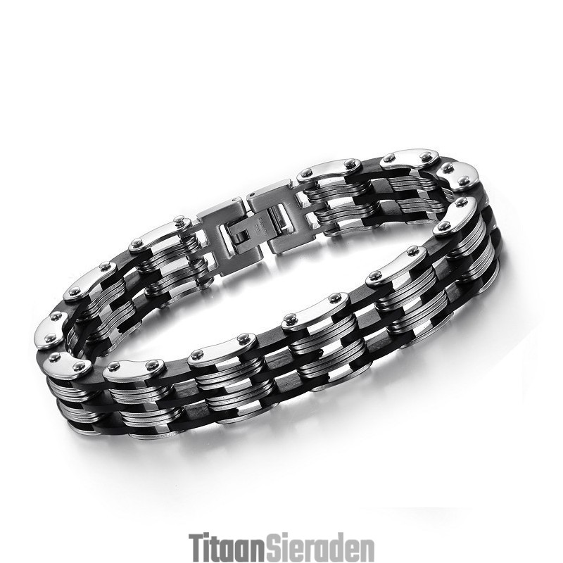 Betrouwbare, Klassieke Titanium Herenarmband