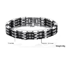 Betrouwbare, Klassieke Titanium Herenarmband