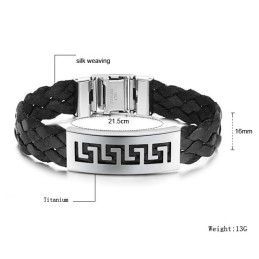Betrouwbare Mannelijke Great Wall Titanium Armband
