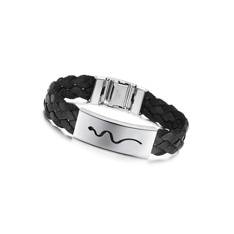 Betrouwbare Mannelijke Viper Titanium Armband Betrouwbare Mannelijke Viper Titanium Armband