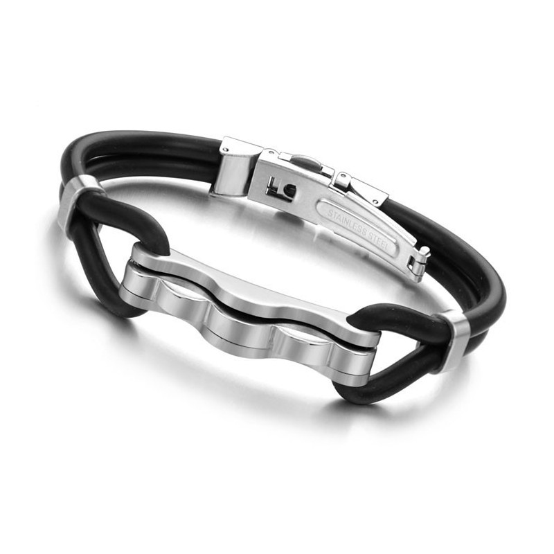 Superieure Kwaliteit Titanium Siliconen Armband Superieure Kwaliteit Titanium Siliconen Armband