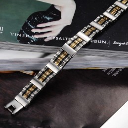 Betrouwbare Kwaliteit Mannelijke Titanium Siliconen Armband