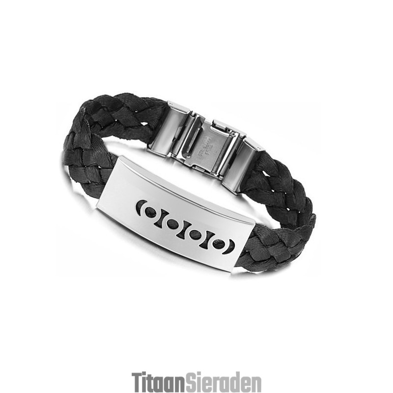 Superieure Kwaliteit Zwarte Titanium Armband Superieure Kwaliteit Zwarte Titanium Armband