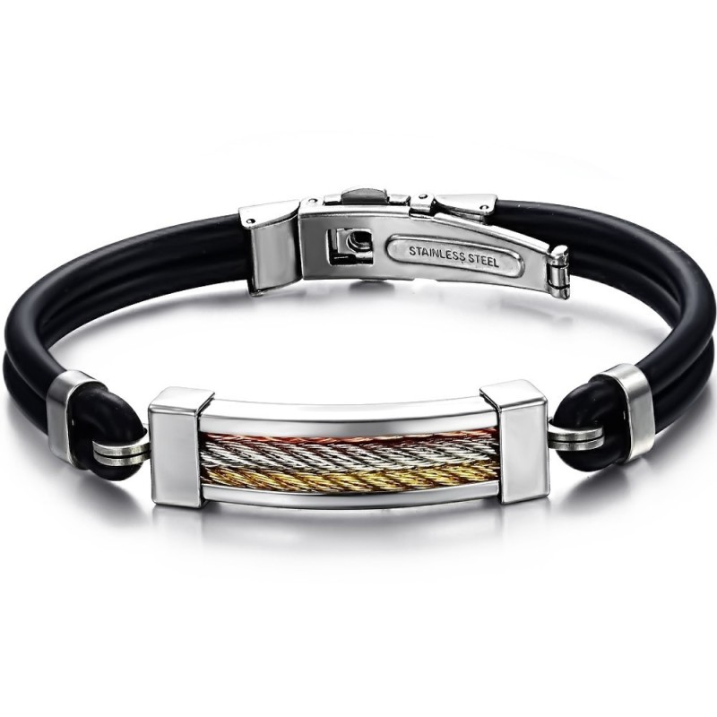 Gebruiksvriendelijke Titanium Siliconen Armband