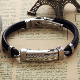 Gebruiksvriendelijke Titanium Siliconen Armband