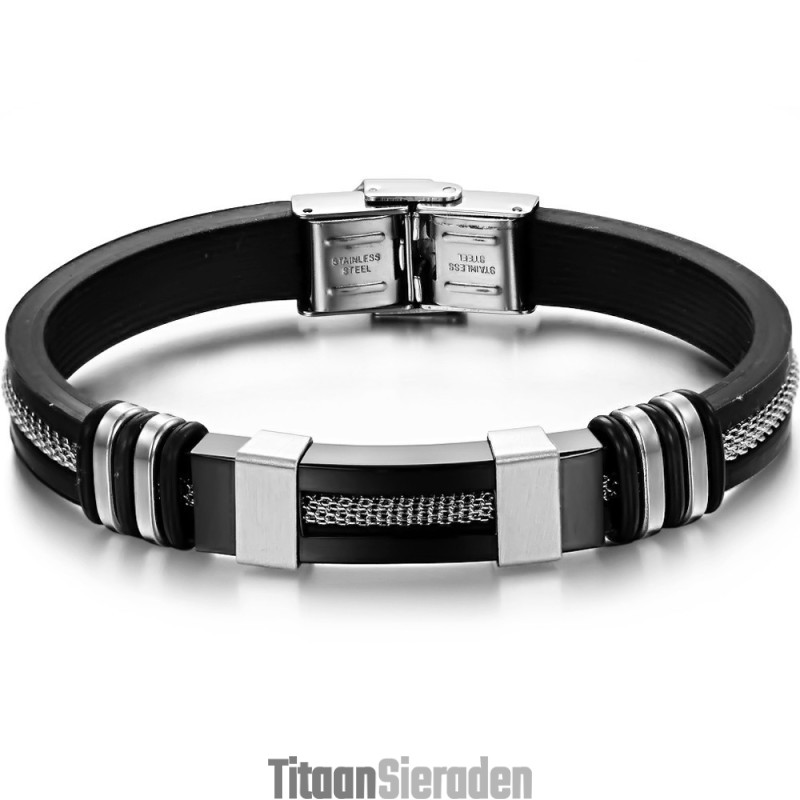 Kwaliteit En Kwantiteit Gegarandeerde Titanium Siliconen Armband Kwaliteit En Kwantiteit Gegarandeerde Titanium Siliconen Armband