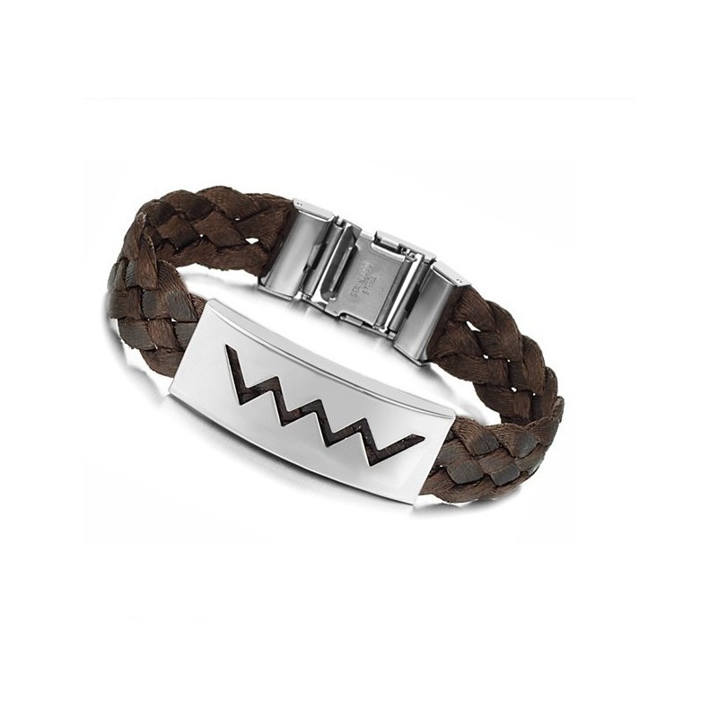 Uitstekende Kwaliteit Bruine Titanium Armband