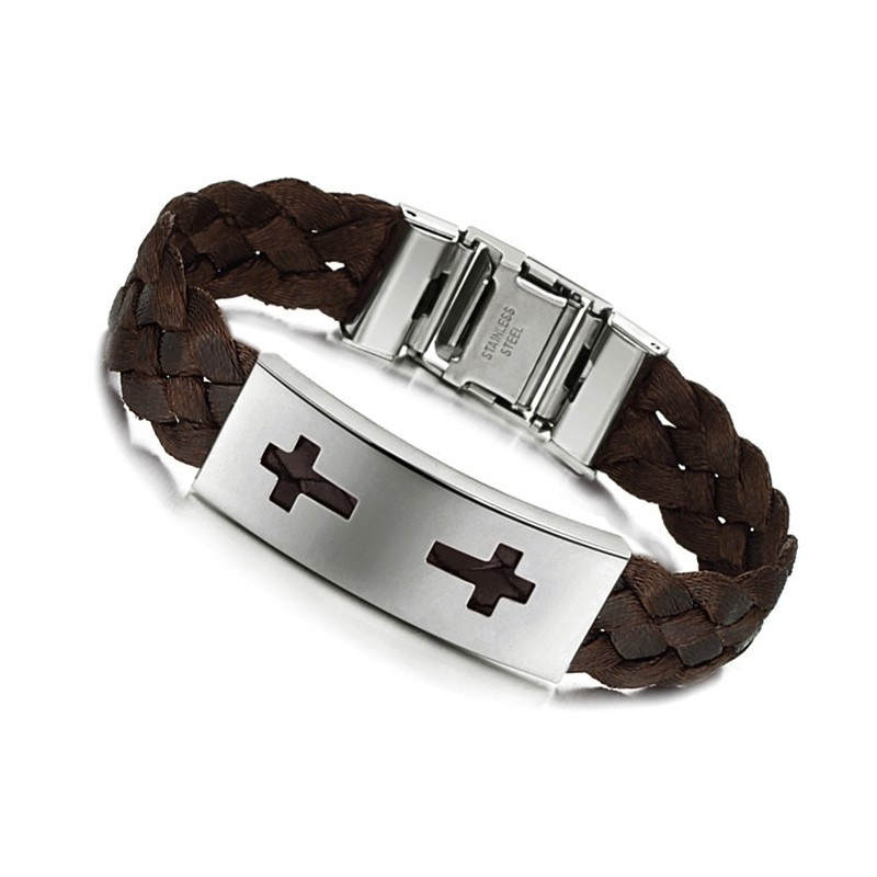 Stabiele Kwaliteit Kruis Titanium Armband Stabiele Kwaliteit Kruis Titanium Armband