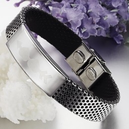 Om Een Lang Verhaal Te Hebben: Een Titanium Leren Armband