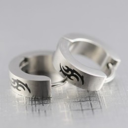 Titanium Oorbellen Voor Heren