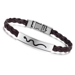 Betrouwbare Reputatie Vrouwelijke Titanium Leren Armband