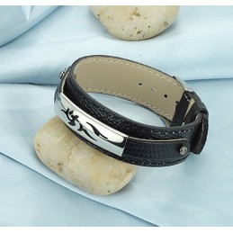 Betrouwbare Kwaliteit Zwarte Titanium Pu-Bangle