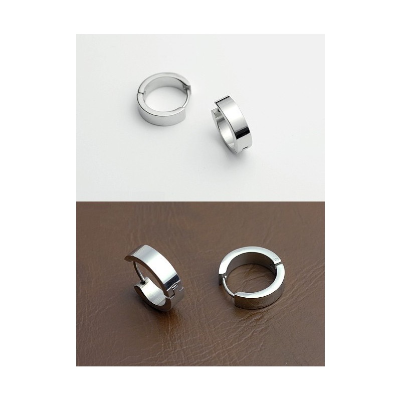 Titanium Oorbellen Voor Heren