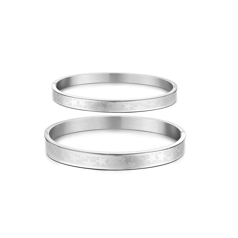 Eenvoudig Te Gebruiken Stervormige Titanium Armband Voor Geliefden Eenvoudig Te Gebruiken Stervormige Titanium Armband Voor Geliefden
