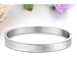 Eenvoudig Te Gebruiken Stervormige Titanium Armband Voor Geliefden