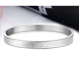 Eenvoudig Te Gebruiken Stervormige Titanium Armband Voor Geliefden