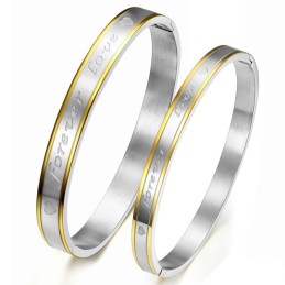Stabiele Kwaliteit Forever Love Titanium Armband Voor Geliefden