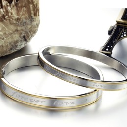 Stabiele Kwaliteit Forever Love Titanium Armband Voor Geliefden