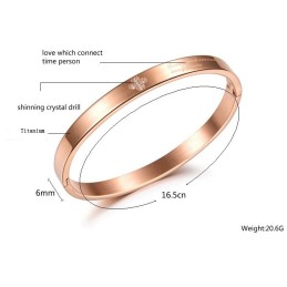 Kwaliteit En Kwantiteit Gegarandeerde Vrouwelijke Titanium Armband