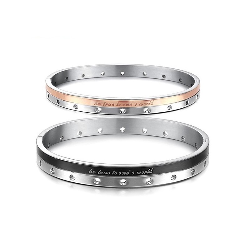 Compleet In Specificaties Titanium Bangle Voor Geliefden Compleet In Specificaties Titanium Bangle Voor Geliefden