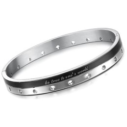 Compleet In Specificaties Titanium Bangle Voor Geliefden