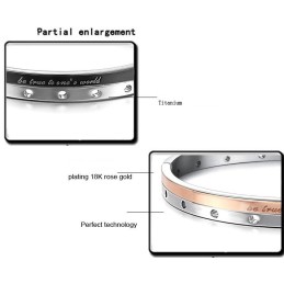 Compleet In Specificaties Titanium Bangle Voor Geliefden