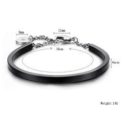 Om Een Lang Verhaal Te Hebben: Een Vrouwelijke Geliefde Titanium Armband