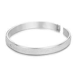 Stabiele Kwaliteit Scrub Titanium Bangle Voor Geliefden