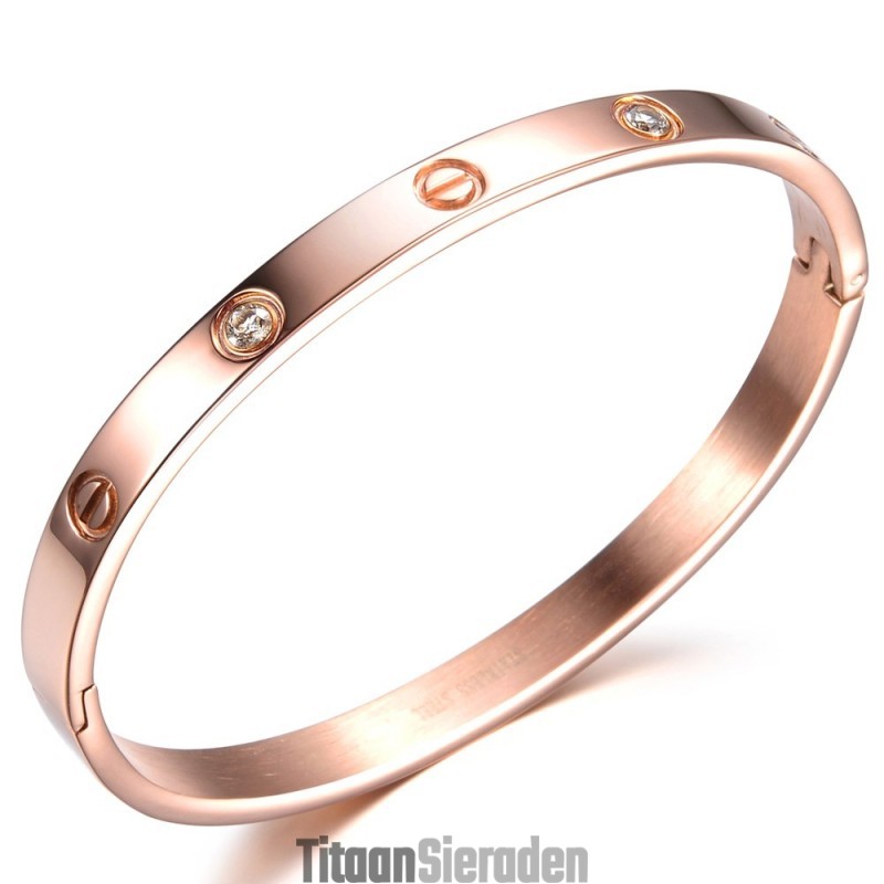 Vrouwelijke Schroeftitanium Armband Van Superieure Kwaliteit Vrouwelijke Schroeftitanium Armband Van Superieure Kwaliteit