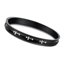 Duurzame, In Gebruik Zijnde Kruistitanium Armband Voor Geliefden