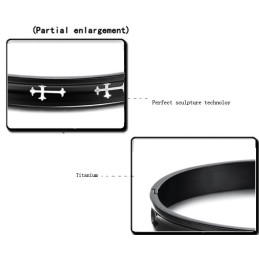 Duurzame, In Gebruik Zijnde Kruistitanium Armband Voor Geliefden