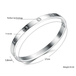 Kwaliteit En Kwantiteit Gegarandeerde Vrouwelijke Titanium Armband