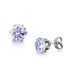 Oorbellen Van Titanium Van Superieure Kwaliteit Met Diamant