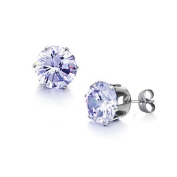 Goed Verkopende Dames Titanium Oorbellen Met Strass Over De Hele Wereld