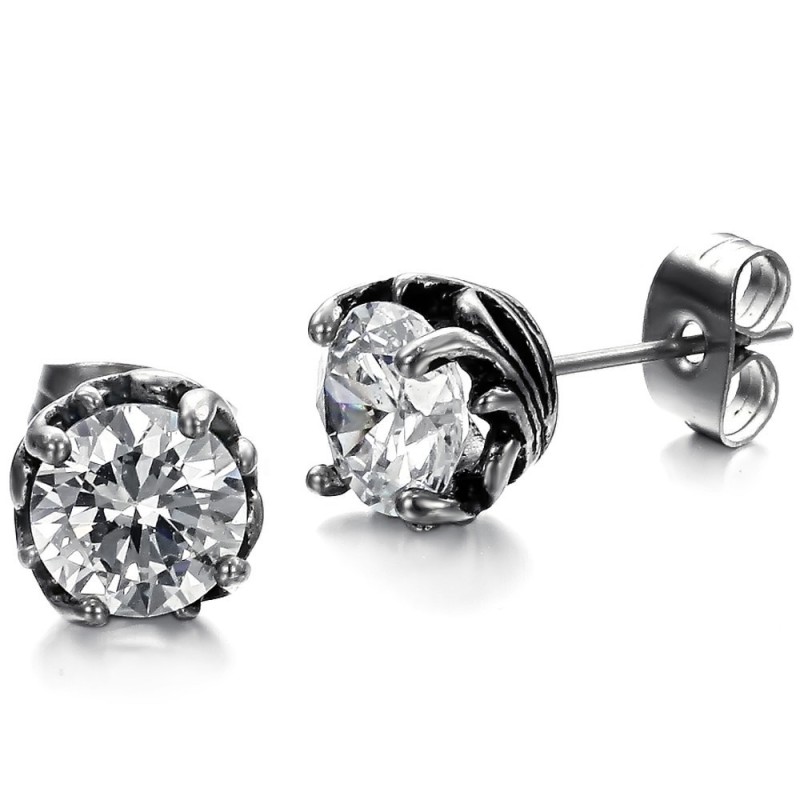 Breed Scala Aan Unisex Titanium Oorbellen