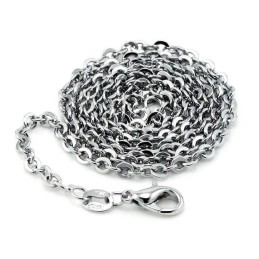 Stabiele Kwaliteit O-Font Titanium Ketting Voor Geliefden